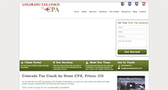 Desktop Screenshot of coloradotaxcoach.com